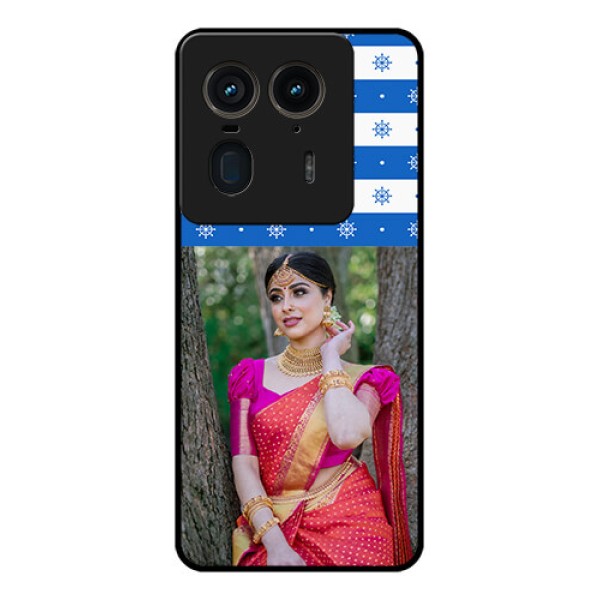 Motorola Edge 50 Ultra 5G Custom Glass Phone CaseSnow Pattern Design