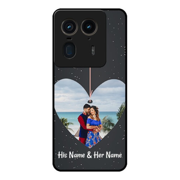 Motorola Edge 50 Ultra 5G Custom Glass Phone CaseHanging Heart Design