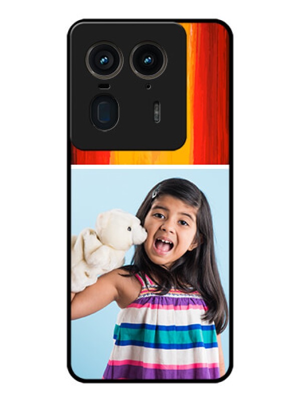 Custom Motorola Edge 50 Ultra 5G Custom Glass Phone CaseMulti Color Design