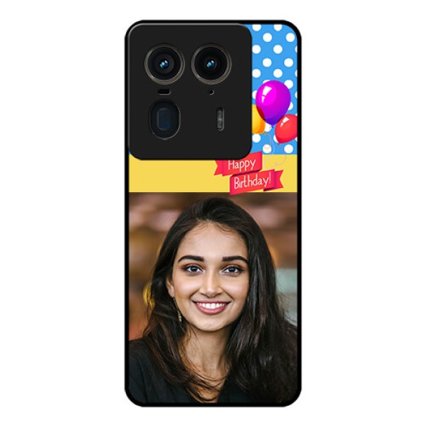 Motorola Edge 50 Ultra 5G Custom Glass Phone CaseHappy Birthday Design