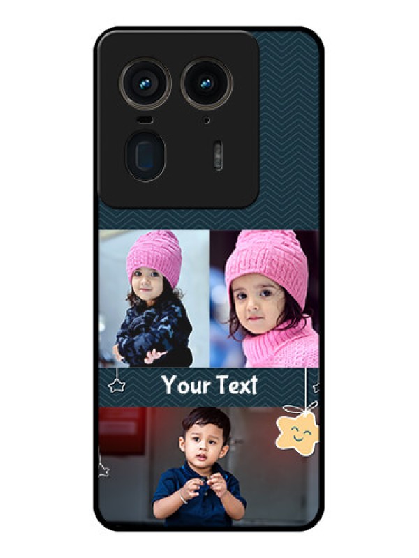 Custom Motorola Edge 50 Ultra 5G Custom Glass Phone CaseHanging Stars Design