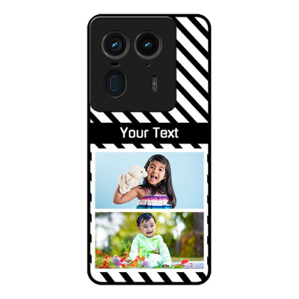 Motorola Edge 50 Ultra 5G Custom Glass Phone CaseBlack And White Stripes Design Motorola Edge 50 Ultra 5G Custom Glass Phone CaseBlack And White Stripes Design