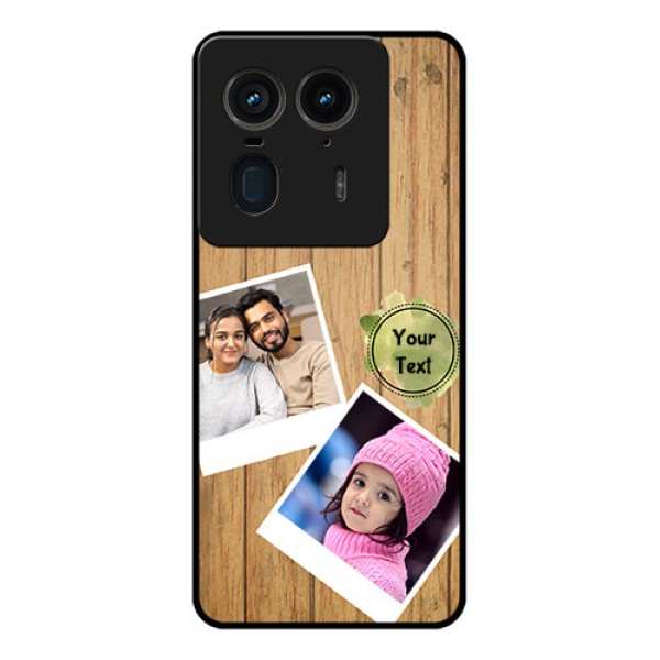 Motorola Edge 50 Ultra 5G Custom Glass Phone CaseWooden Texture Design