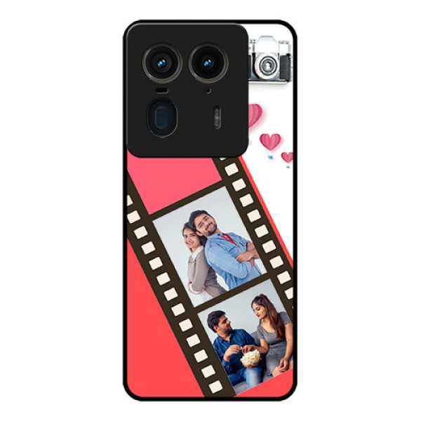 Motorola Edge 50 Ultra 5G Custom Glass Phone Case3 Image Holder With Film Reel Motorola Edge 50 Ultra 5G Custom Glass Phone Case3 Image Holder With Film Reel