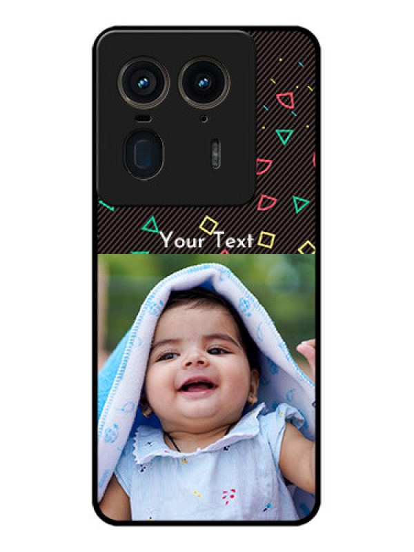 Custom Motorola Edge 50 Ultra 5G Custom Glass Phone CaseWith Confetti Birthday Design