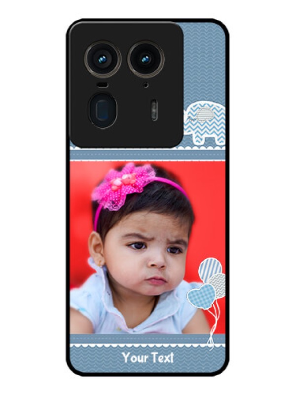 Custom Motorola Edge 50 Ultra 5G Custom Glass Phone CaseWith Kids Pattern Design