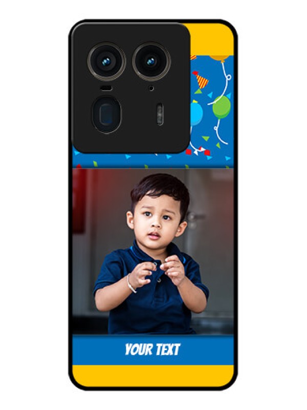 Custom Motorola Edge 50 Ultra 5G Custom Glass Phone CaseBirthday Wishes Design