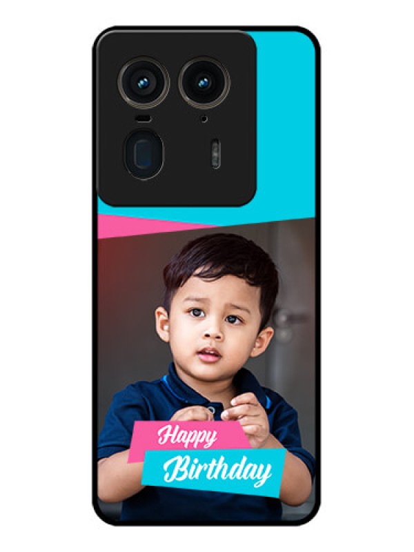 Custom Motorola Edge 50 Ultra 5G Custom Glass Phone CaseImage Holder With 2 Color Design