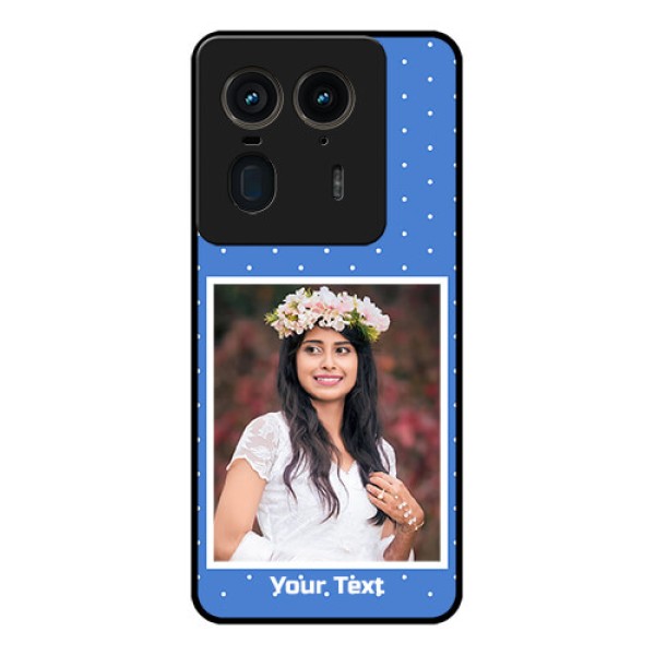 Motorola Edge 50 Ultra 5G Custom Glass Phone CasePolka Dots Design