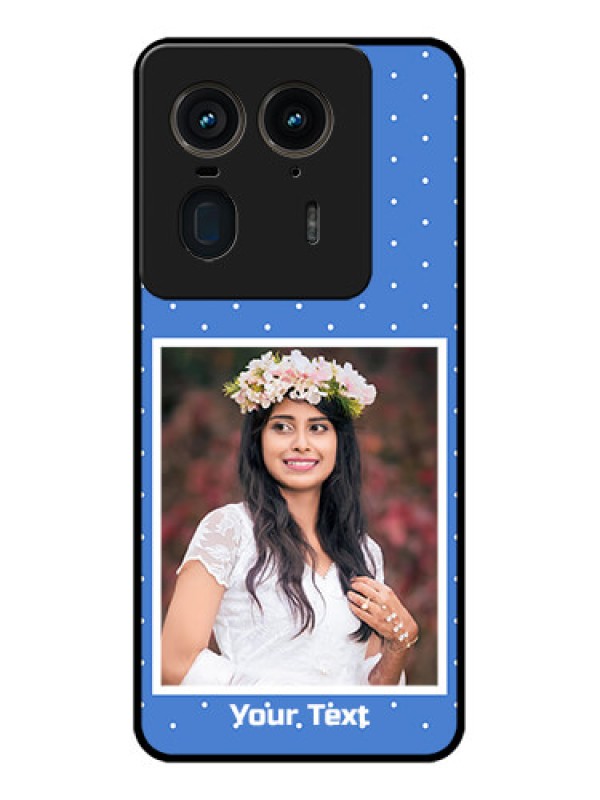 Custom Motorola Edge 50 Ultra 5G Custom Glass Phone CasePolka Dots Design