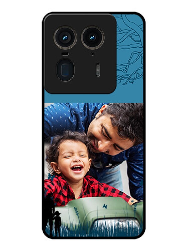 Custom Motorola Edge 50 Ultra 5G Custom Glass Phone CaseBest Dad Design