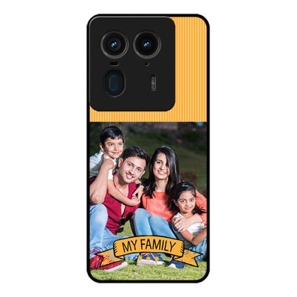 Motorola Edge 50 Ultra 5G Custom Glass Phone CaseMy Family Design