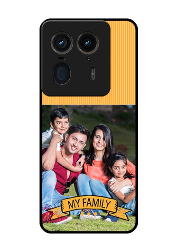 Motorola Edge 50 Ultra 5G Custom Glass Phone CaseMy Family Design