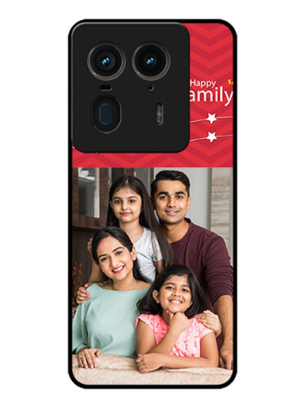 Custom Motorola Edge 50 Ultra 5G Custom Glass Phone CaseHappy Family Design