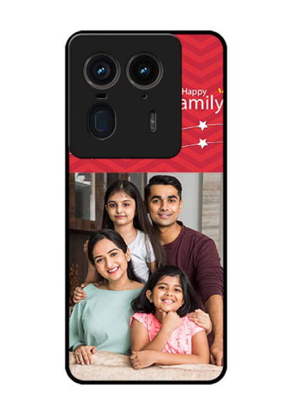 Motorola Edge 50 Ultra 5G Custom Glass Phone CaseHappy Family Design