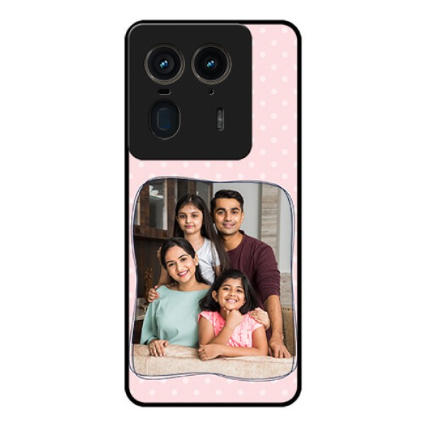 Motorola Edge 50 Ultra 5G Custom Glass Phone CaseFamily With Dots Design Motorola Edge 50 Ultra 5G Custom Glass Phone CaseFamily With Dots Design