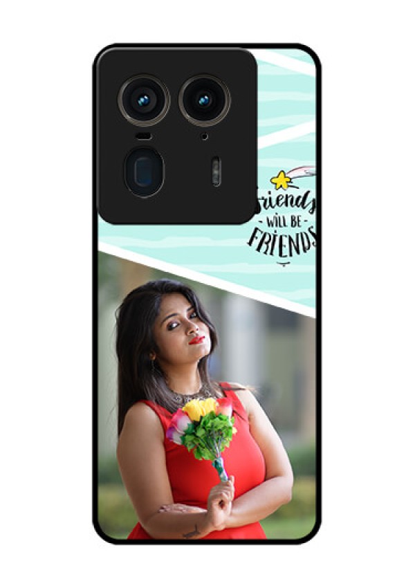 Motorola Edge 50 Ultra 5G Custom Glass Phone CaseFriends Picture Icon Design