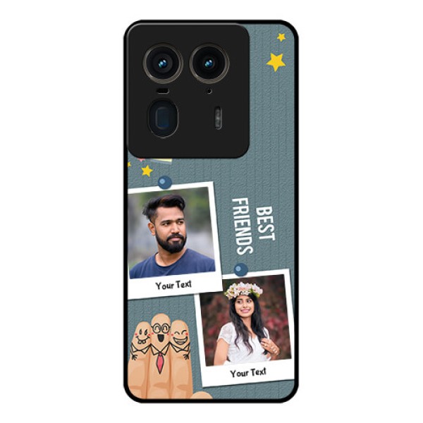 Motorola Edge 50 Ultra 5G Custom Glass Phone CaseSticky Frames And Friendship Design Motorola Edge 50 Ultra 5G Custom Glass Phone CaseSticky Frames And Friendship Design