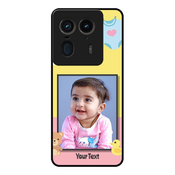 Motorola Edge 50 Ultra 5G Custom Glass Phone CaseKids 2 Color Design