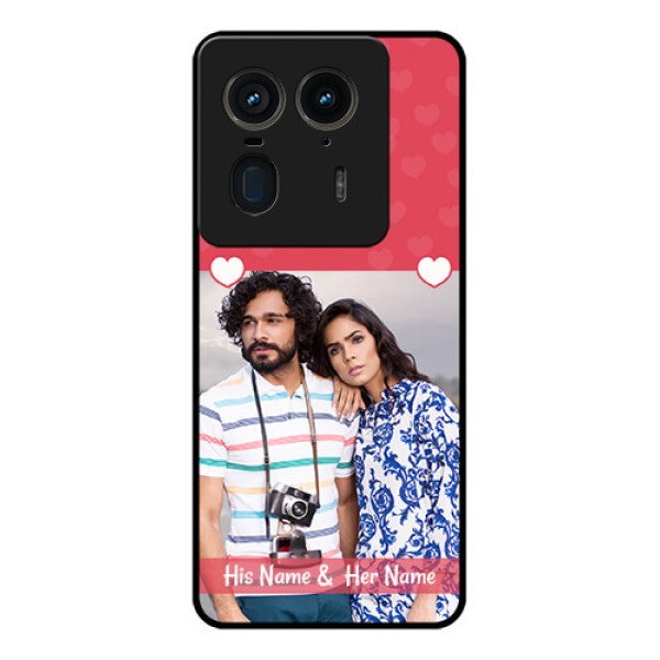 Motorola Edge 50 Ultra 5G Custom Glass Phone CaseSimple Love Design