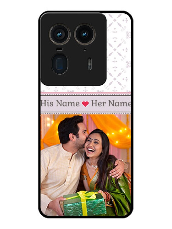 Custom Motorola Edge 50 Ultra 5G Custom Glass Phone CaseWith Photo And Ethnic Design