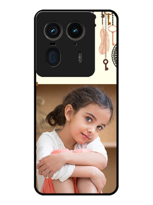 Custom Motorola Edge 50 Ultra 5G Custom Glass Phone CaseBoho Style Design