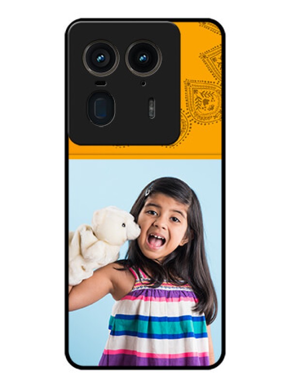 Custom Motorola Edge 50 Ultra 5G Custom Glass Phone CasePhoto Wedding Design