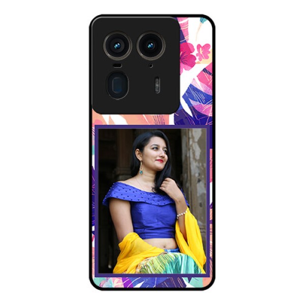 Motorola Edge 50 Ultra 5G Custom Glass Phone CaseAbstract Floral Design Motorola Edge 50 Ultra 5G Custom Glass Phone CaseAbstract Floral Design