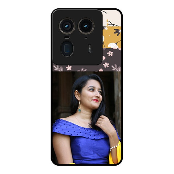 Motorola Edge 50 Ultra 5G Custom Glass Phone CaseStylish Floral Design