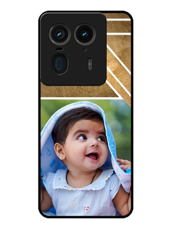 Custom Motorola Edge 50 Ultra 5G Custom Glass Phone CaseGradient Abstract Texture Design