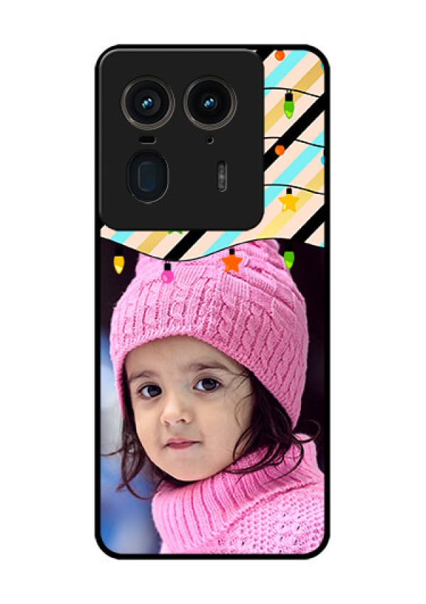 Motorola Edge 50 Ultra 5G Custom Glass Phone CaseLights Hanging Design