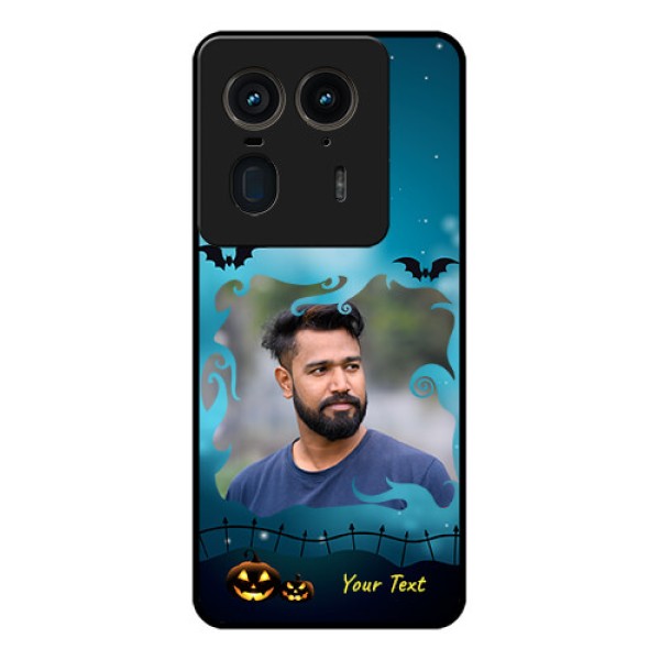 Motorola Edge 50 Ultra 5G Custom Glass Phone CaseHalloween Frame Design
