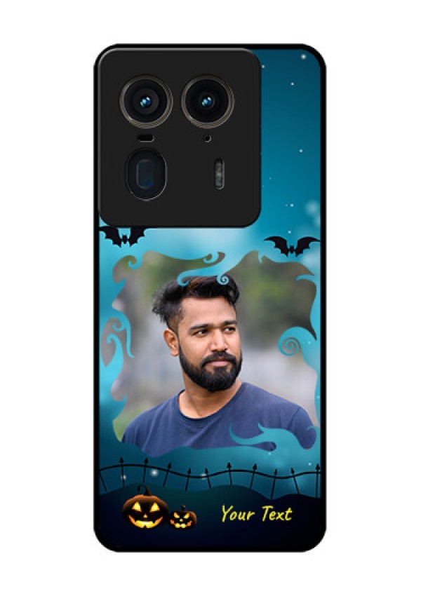 Motorola Edge 50 Ultra 5G Custom Glass Phone CaseHalloween Frame Design