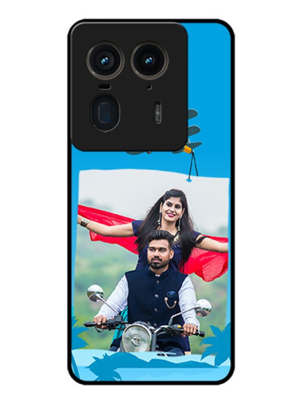 Custom Motorola Edge 50 Ultra 5G Custom Glass Phone CaseTraveller Design