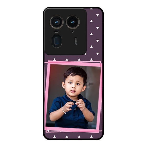 Motorola Edge 50 Ultra 5G Custom Glass Phone CaseTriangle Pattern Dotted Design Motorola Edge 50 Ultra 5G Custom Glass Phone CaseTriangle Pattern Dotted Design