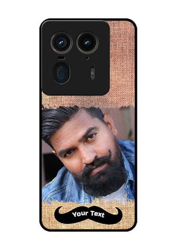 Motorola Edge 50 Ultra 5G Custom Glass Phone CaseWith Texture Design