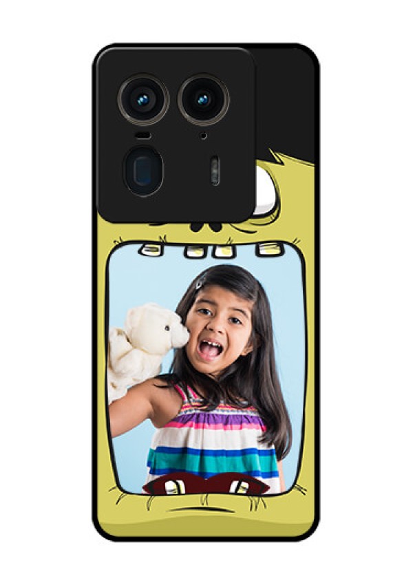 Motorola Edge 50 Ultra 5G Custom Glass Phone CaseCartoon Monster Back Case Design