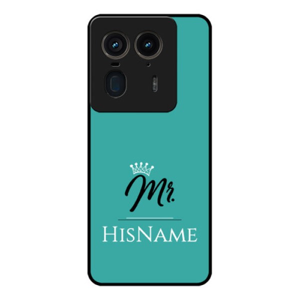 Motorola Edge 50 Ultra 5G Custom Glass Phone CaseMr With Name Design