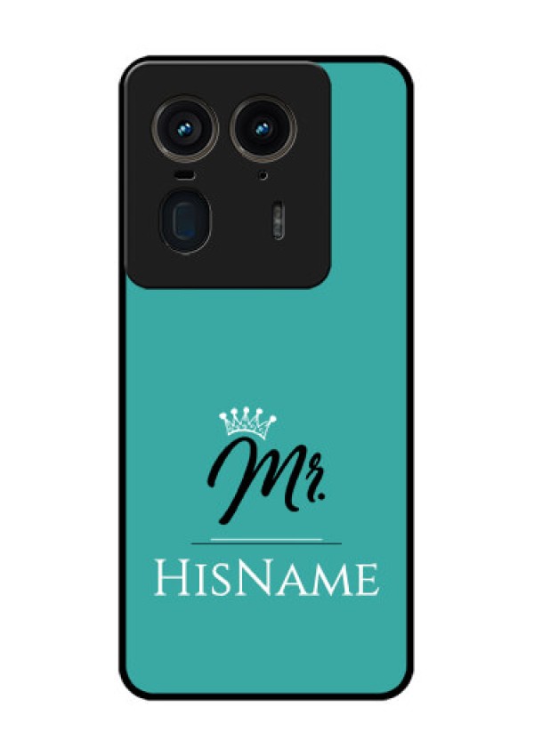 Motorola Edge 50 Ultra 5G Custom Glass Phone CaseMr With Name Design