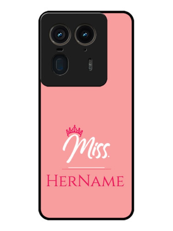 Custom Motorola Edge 50 Ultra 5G Custom Glass Phone CaseMrs With Name Design