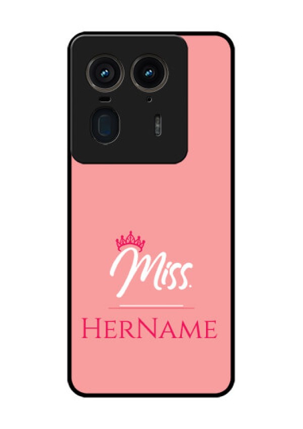 Motorola Edge 50 Ultra 5G Custom Glass Phone CaseMrs With Name Design