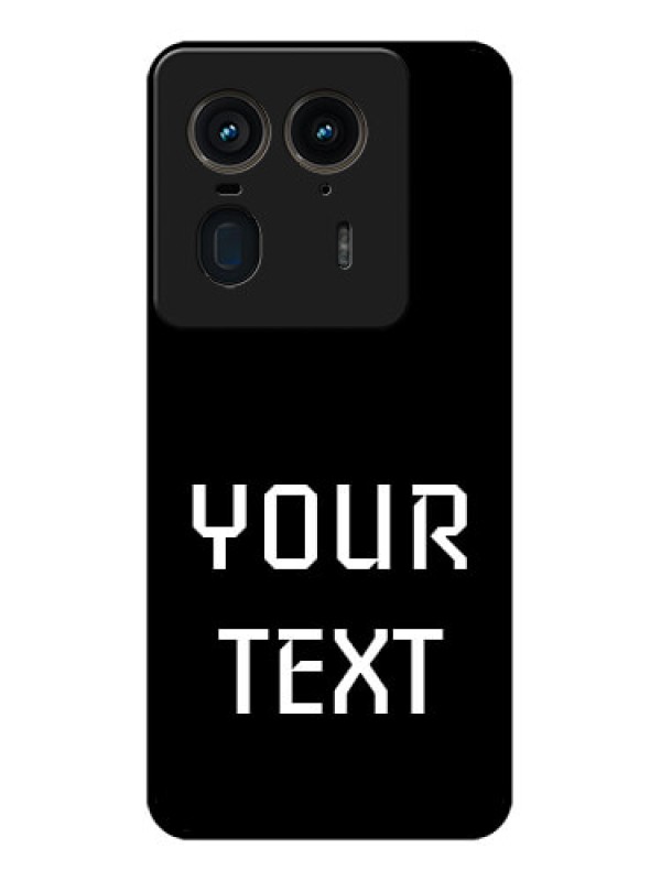 Custom Motorola Edge 50 Ultra 5G Custom Glass Phone CaseYour Name Design