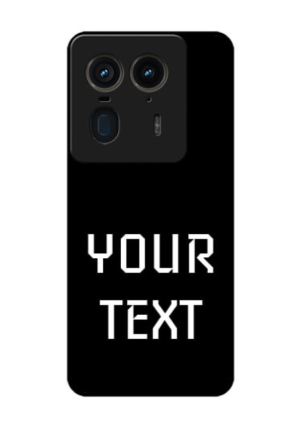 Motorola Edge 50 Ultra 5G Custom Glass Phone CaseYour Name Design