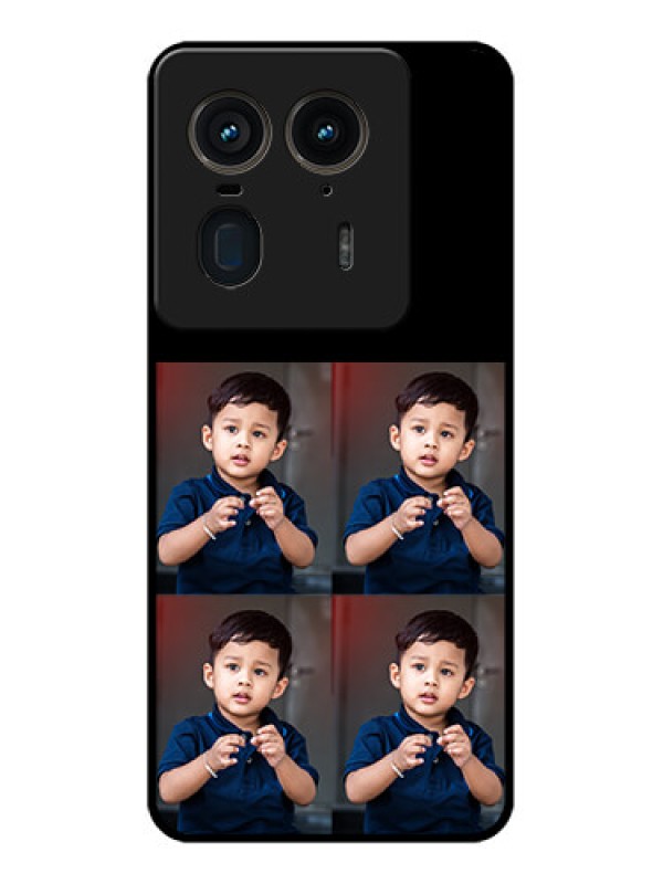 Custom Motorola Edge 50 Ultra 5G Custom Glass Phone Case4 Image Holder Design