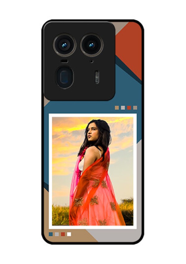 Motorola Edge 50 Ultra 5G Custom Glass Phone CaseRetro Color Pallet Design