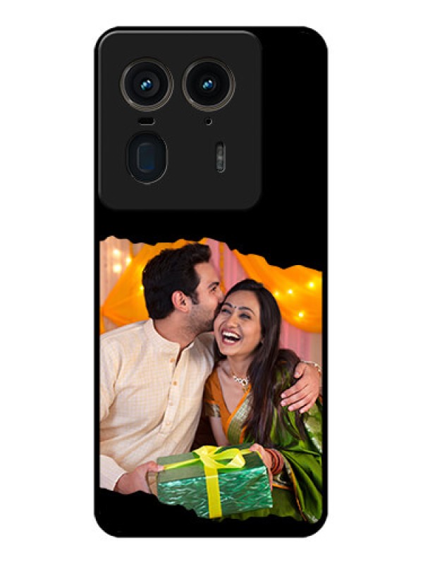 Custom Motorola Edge 50 Ultra 5G Custom Glass Phone CaseTear - Off Design