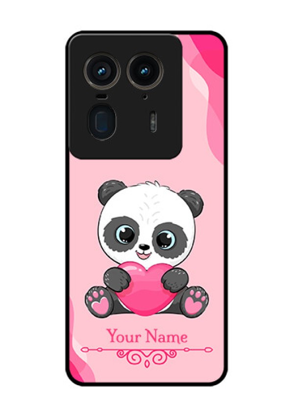 Motorola Edge 50 Ultra 5G Custom Glass Phone CaseCute Panda Design
