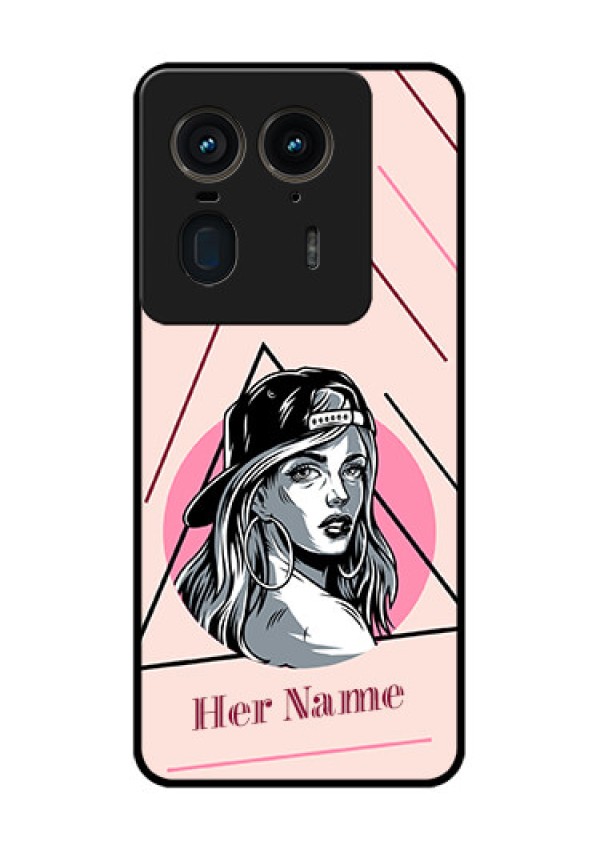 Motorola Edge 50 Ultra 5G Custom Glass Phone CaseRockstar Girl Design