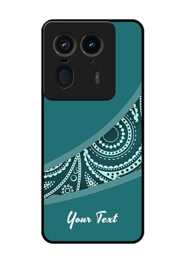 Motorola Edge 50 Ultra 5G Custom Glass Phone CaseSemi Visible Floral Design