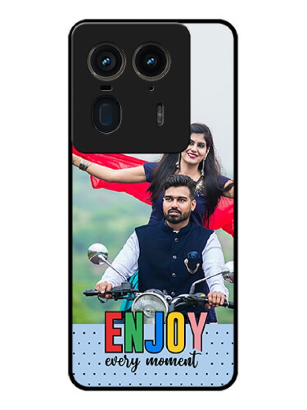 Custom Motorola Edge 50 Ultra 5G Custom Glass Phone CaseEnjoy Every Moment Design